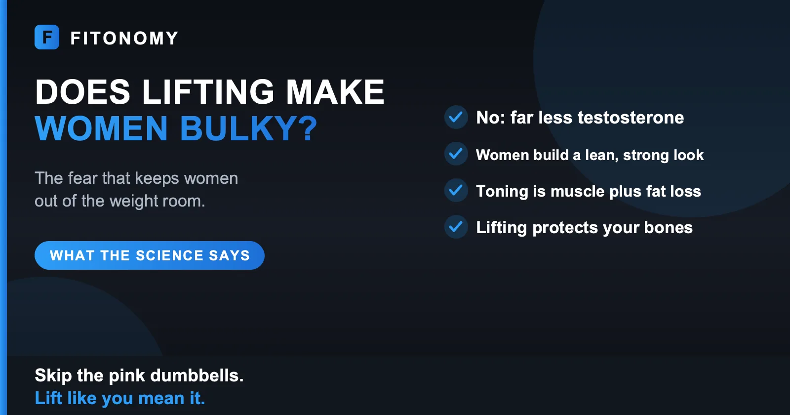 Does lifting weights make women bulky - Fitonomy